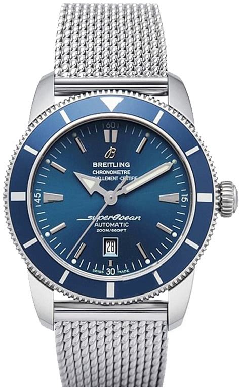 breitling superocean heritage blue dial|pre owned breitling superocean heritage.